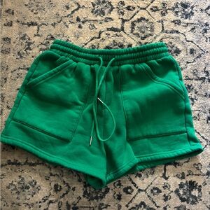 Emerald Green Women's Athletic Shorts